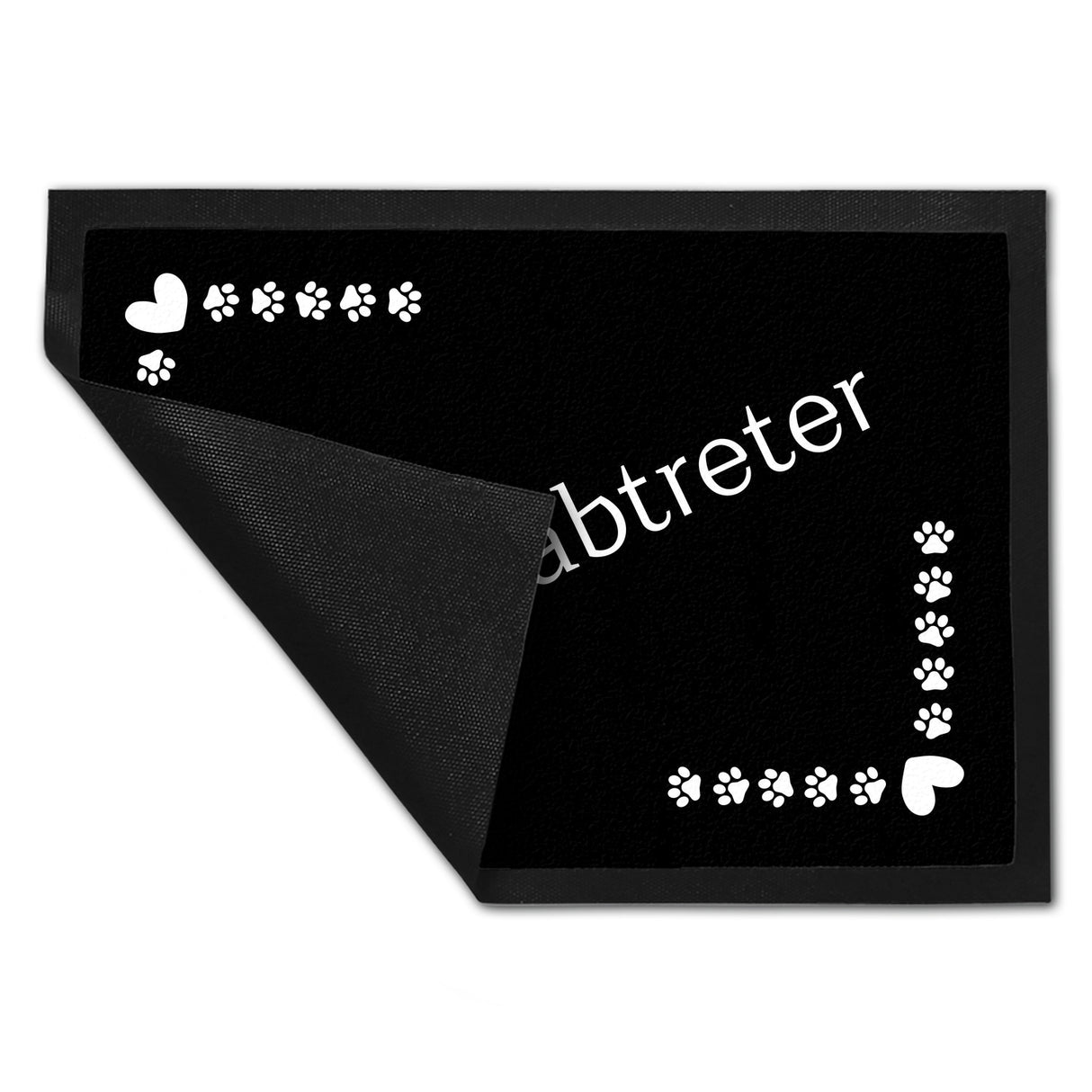 Pfotenabtreter Fußmatte in 35x50 cm mit Spruch