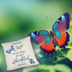 Nimm dir Zeit Kissen mit Spruch