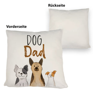 Dog Dad Kissen mit Spruch