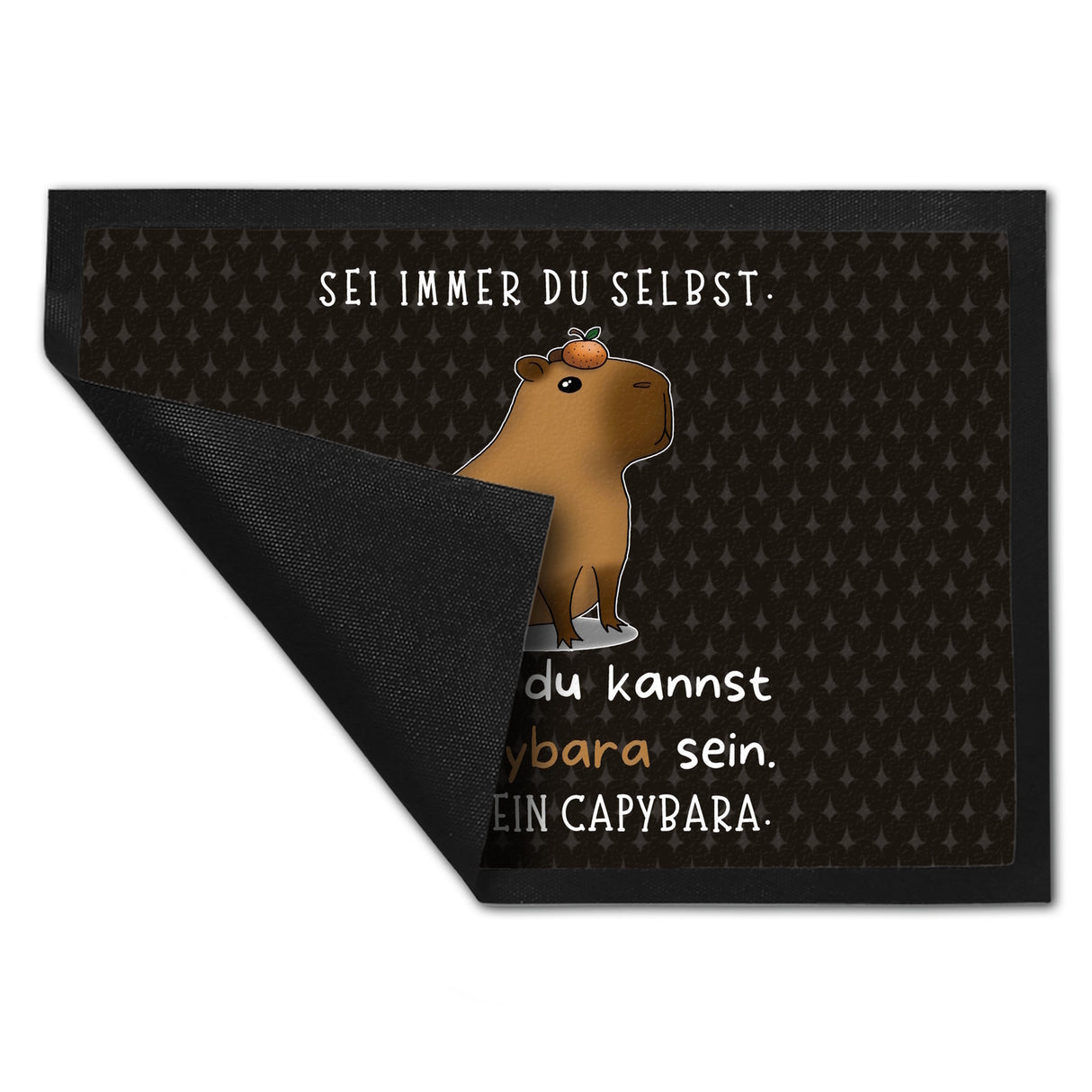 Sei immer du selbst - ausser du kannst ein Capybara sein Fußmatte in 35x50 cm
