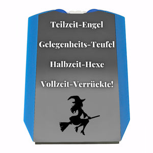 Teilzeit-Engel Parkscheibe mit Spruch Gelegenheits-Teufel
