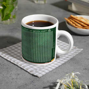 Tafel des Lebens - Tasse zum 18. Geburtstag - 6575 Tage gelebt