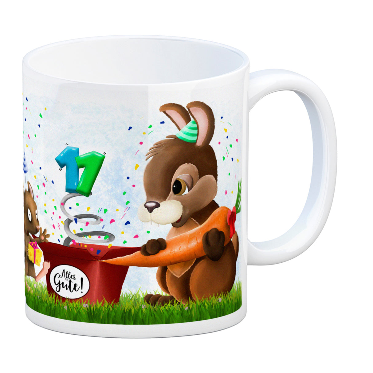 Waldtiere Überraschungsparty zum 18. Geburtstag Kaffeebecher
