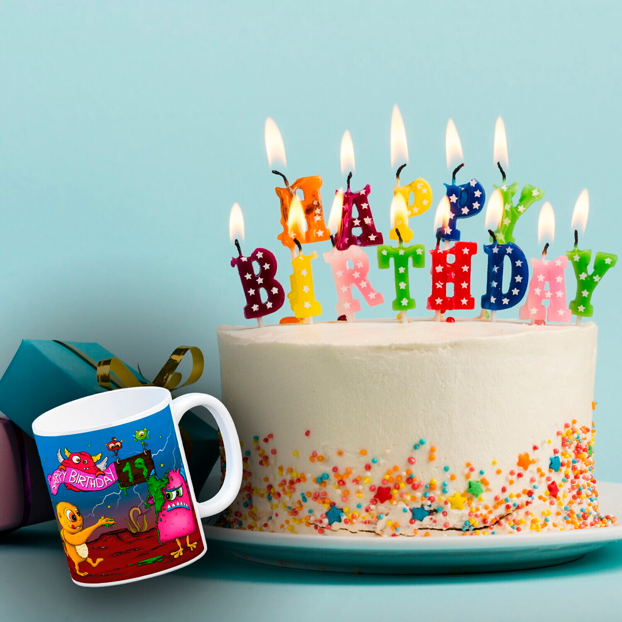 Monster Geburtstagsparty zum 19. Geburtstag Kaffeebecher