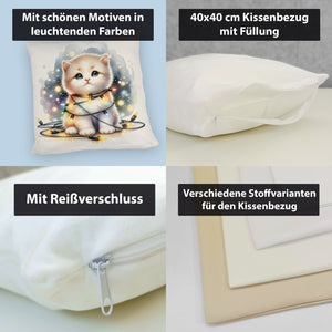 Kuschel Kätzchen Kissen