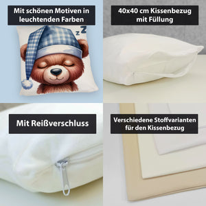 Braunbär Kissen