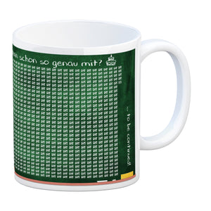 Tafel des Lebens - Tasse zum 20. Geburtstag - 7304 Tage gelebt