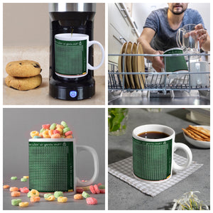 Tafel des Lebens - Tasse zum 20. Geburtstag - 7304 Tage gelebt