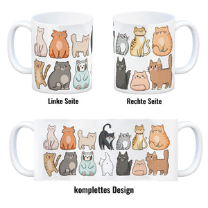 Katzenrassen Kaffeebecher