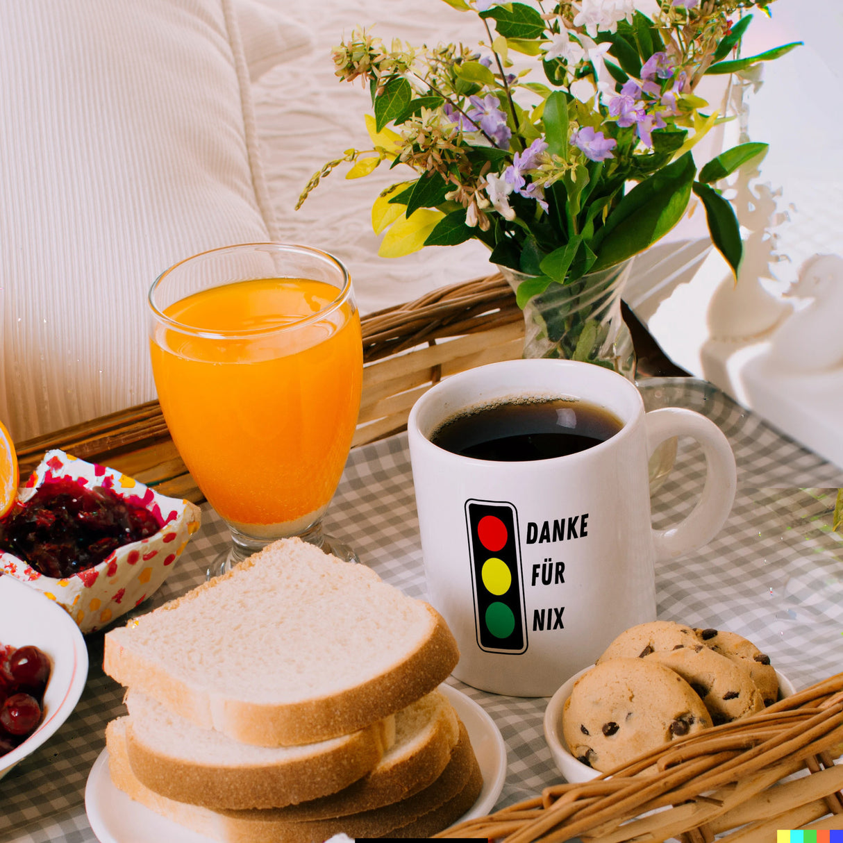 Ampel Kritik Kaffeebecher mit Spruch Danke für Nix