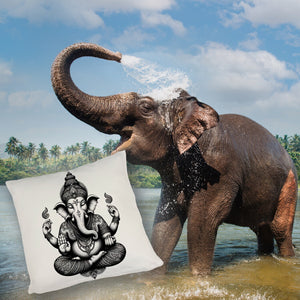 Ganesha Figur Deko Kissen