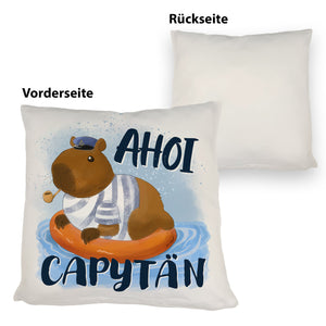 Ahoi Capytän Capybara Kissen