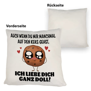Ich liebe dich ganz doll Cookie Keks Kissen