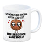 Ich lieb dich ganz doll Cookie Keks Kaffeebecher auf den Keks gehen