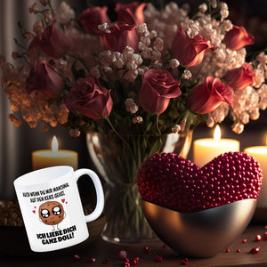 Ich lieb dich ganz doll Cookie Keks Kaffeebecher auf den Keks gehen