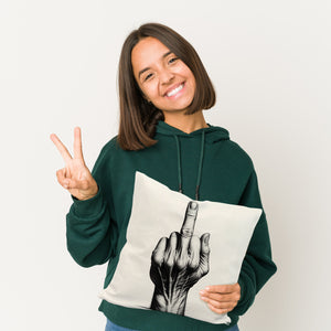 Mittelfinger Kissen