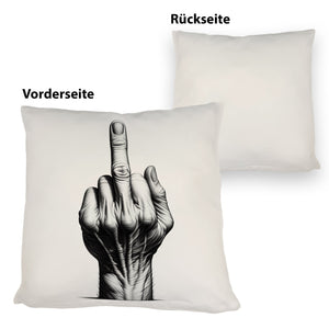 Mittelfinger Kissen