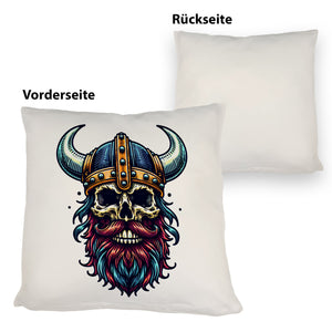 Totenkopf Wikinger Kissen
