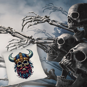 Totenkopf Wikinger Kissen