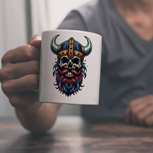 Totenkopf Wikinger Kaffeebecher