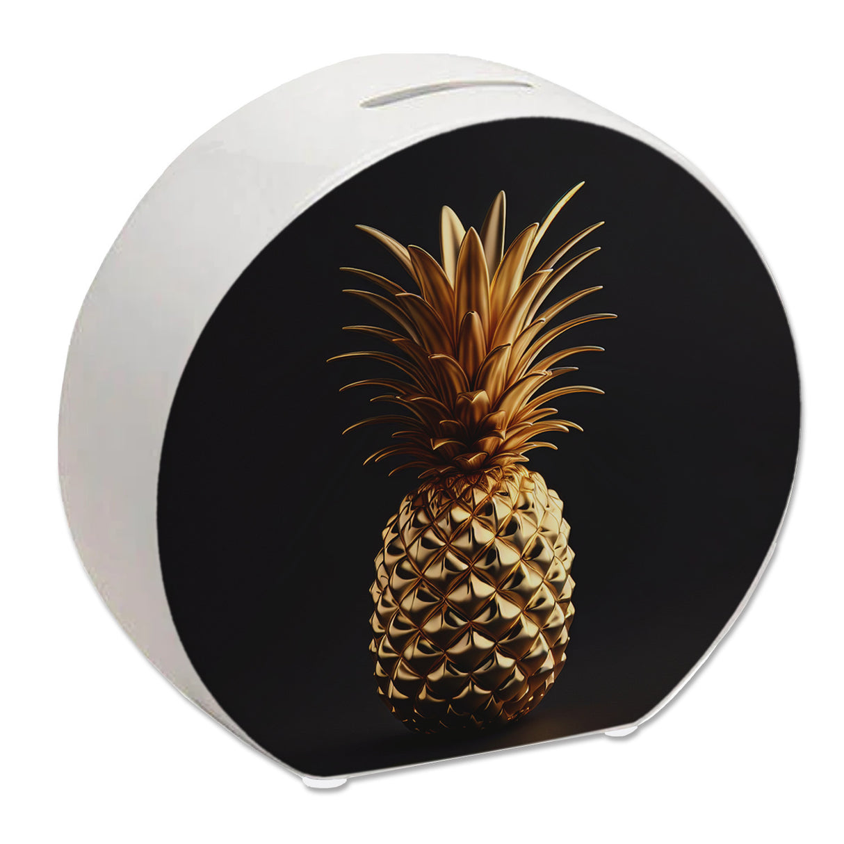 Goldene Ananas Spardose
