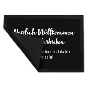 Herzlich Willkommen wäre übertrieben Fußmatte in 35x50 cm
