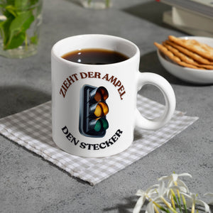 Zieht der Ampel den Stecker Kaffeebecher