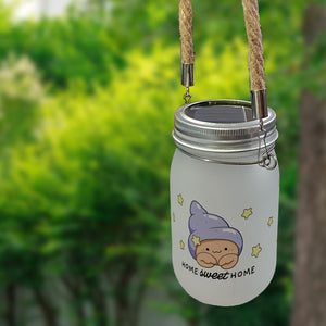 Jelly & Friends Einsiedlerkrebs Solarlicht mit Spruch Home Sweet Home