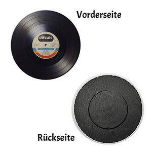 Schallplatte Retro Magnet rund