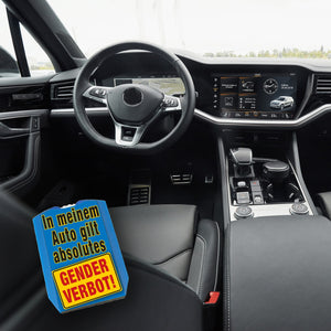 Genderverbot in meinem Auto Parkscheibe