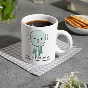 Jelly & Friends Qualle Kaffeebecher mit Spruch Du hast sie doch nicht mehr Qualle