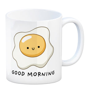 Jelly & Friends Spiegelei Kaffeebecher mit Spruch Good Morning