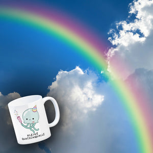 Jelly & Friends Qualle Kaffeebecher mit Spruch Kleine Quatschqualle