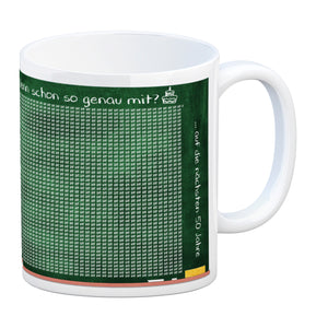 Tafel des Lebens - Tasse zum 50. Geburtstag - 18262 Tage gelebt