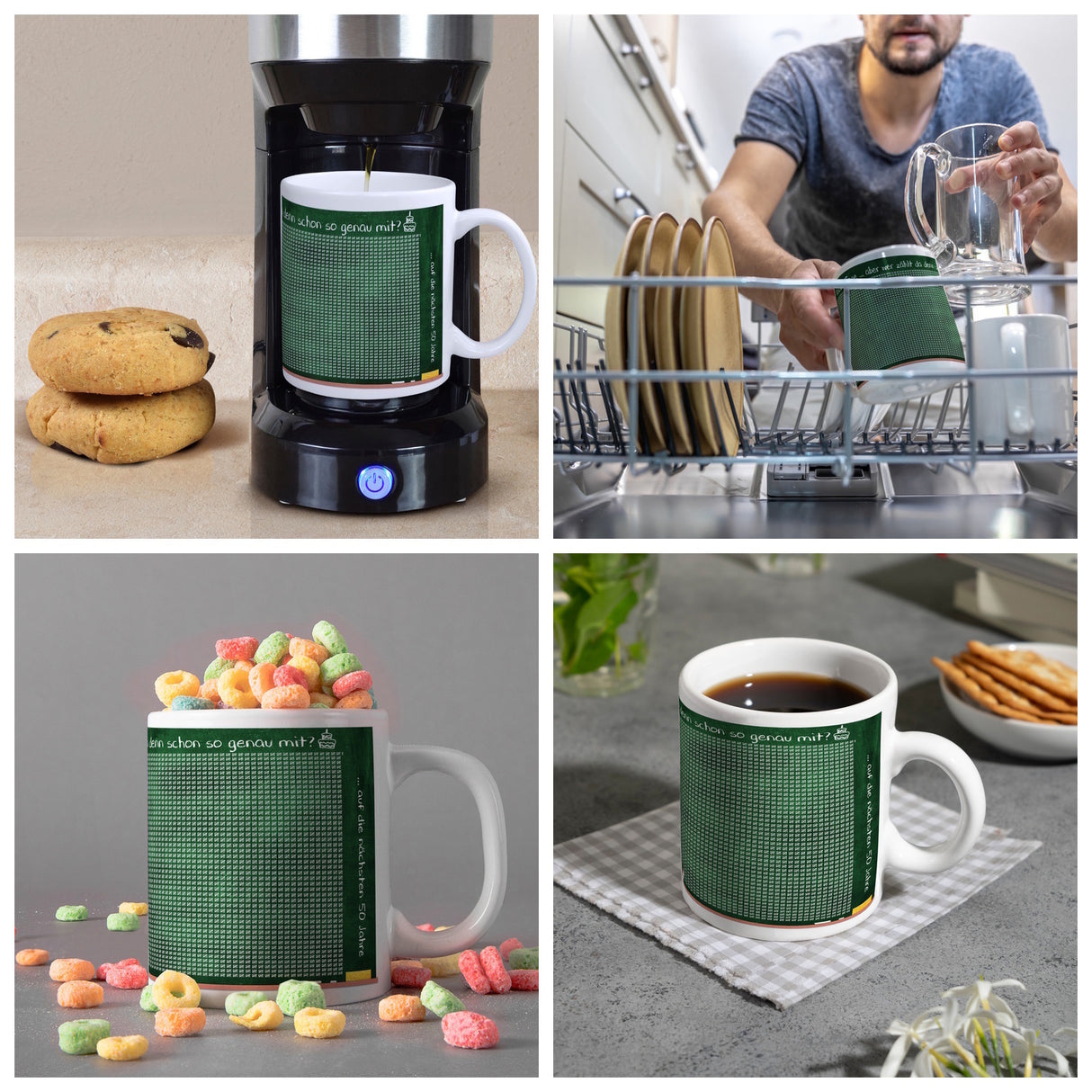 Tafel des Lebens - Tasse zum 50. Geburtstag - 18262 Tage gelebt