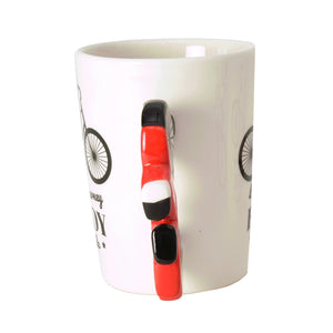 Fahrrad Kaffeebecher in rot