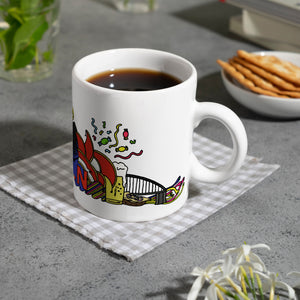 Wimmelgrafik Köln Kaffeebecher