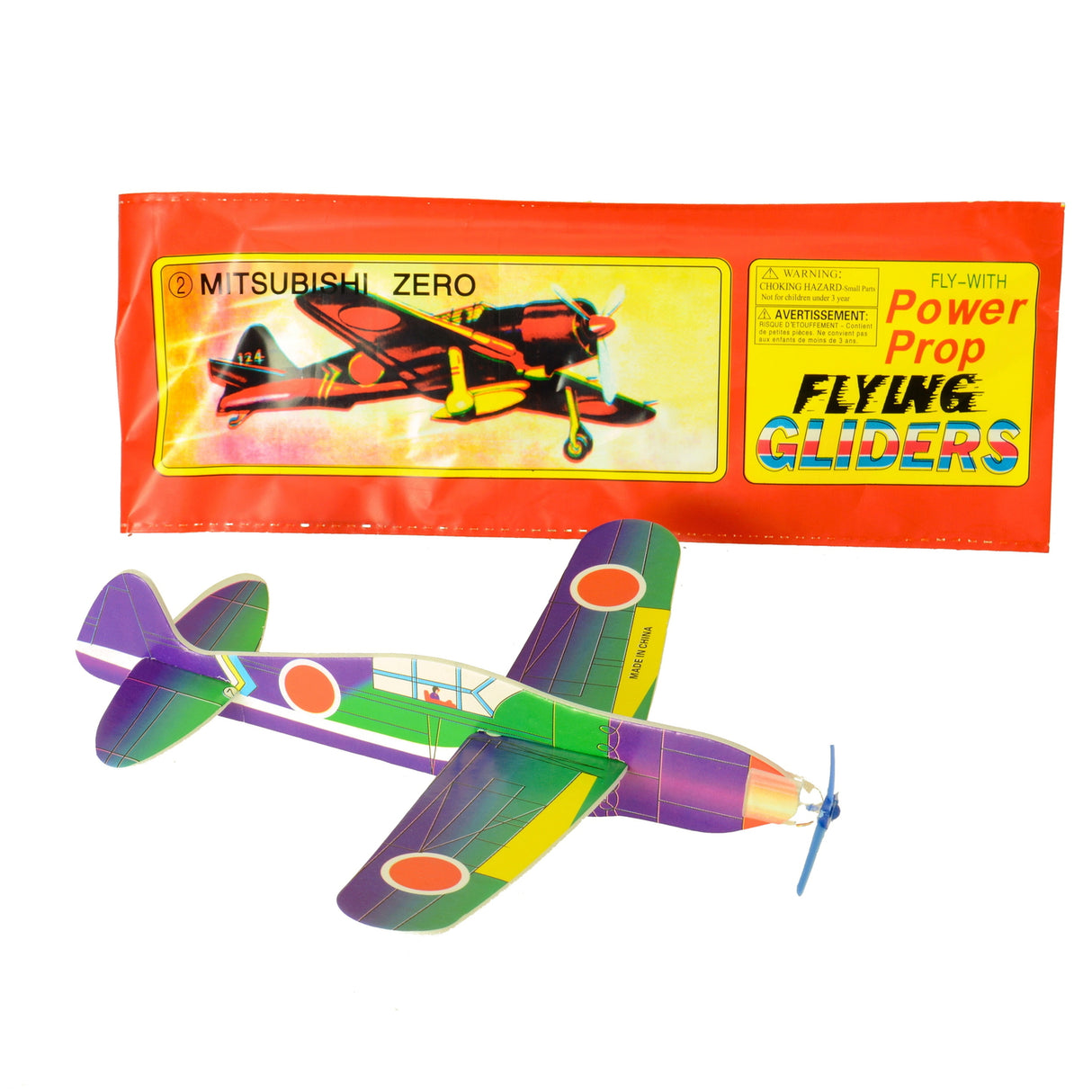 Styroporflieger Mitsubishi Zero Spielzeug