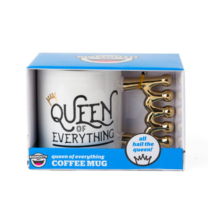 Queen of Everything Kaffeebecher mit Krone als Griff