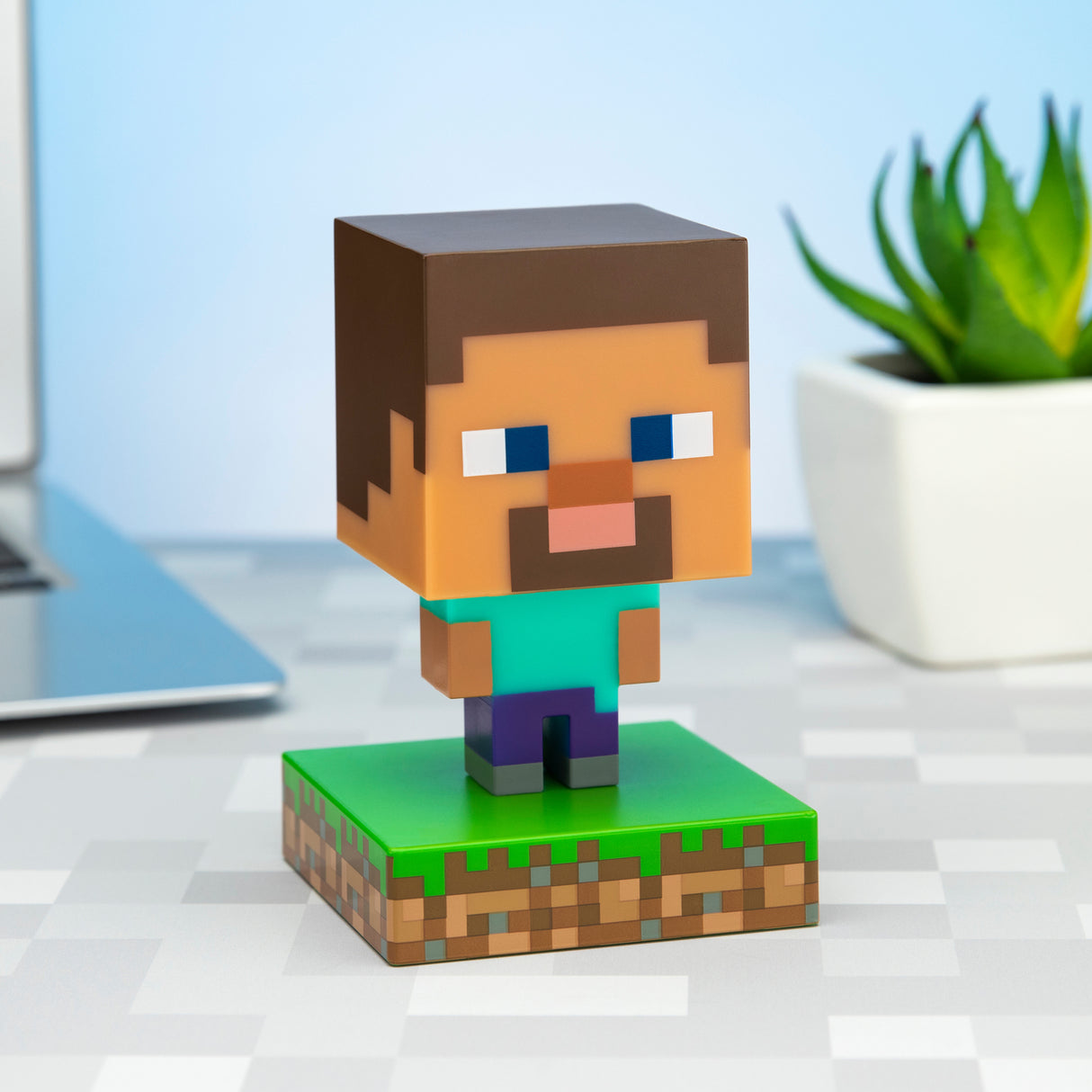 Minecraft Steve Dekolampe
