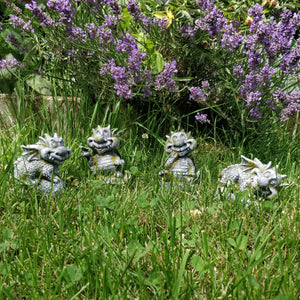 Drache Gartenfigur