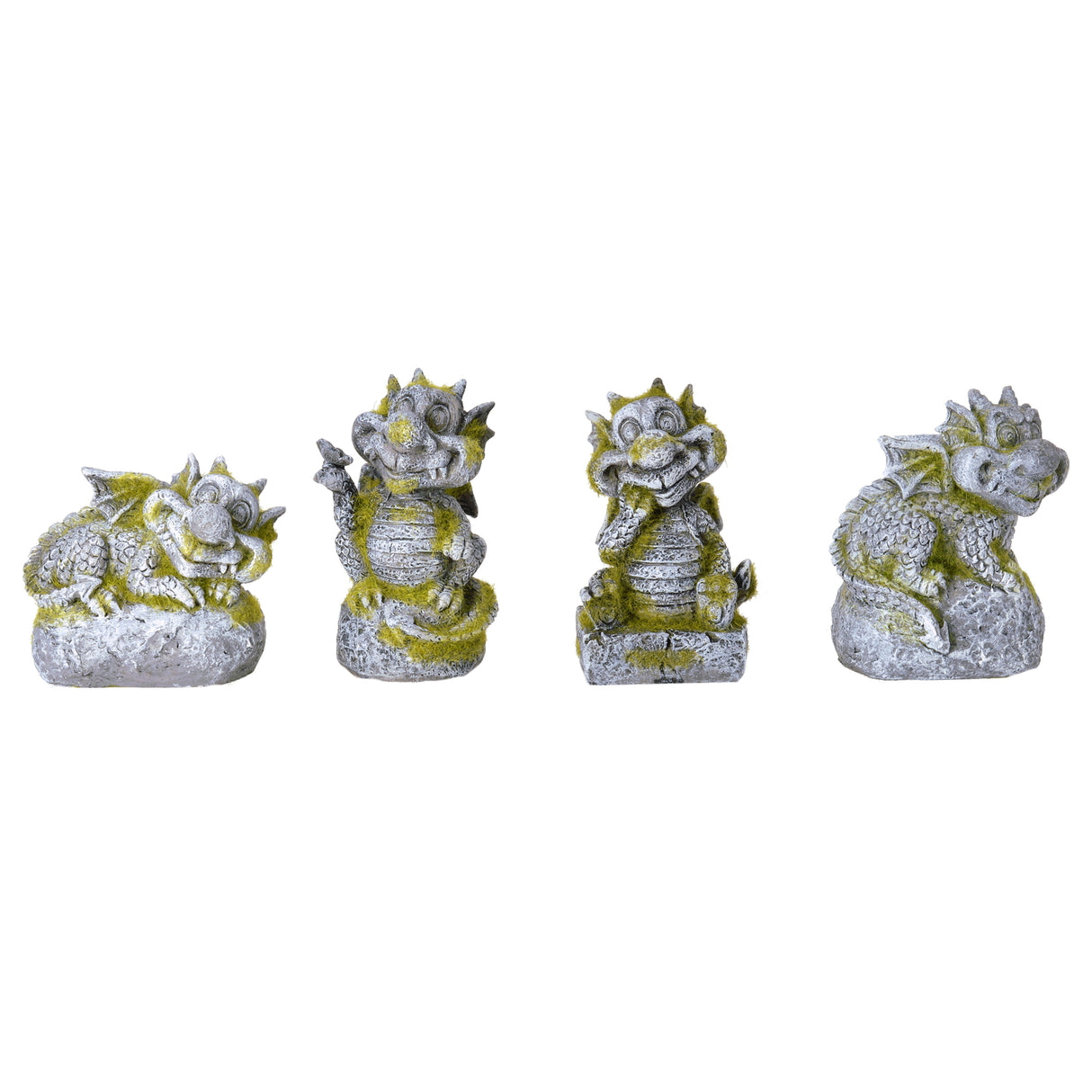 Drache Gartenfigur