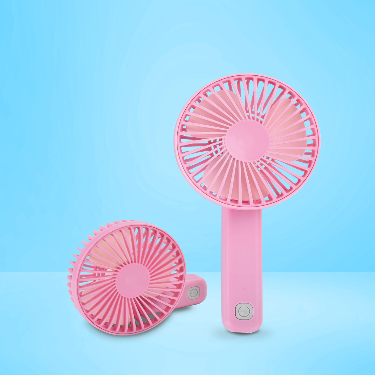 USB Akku Ventilator in pink