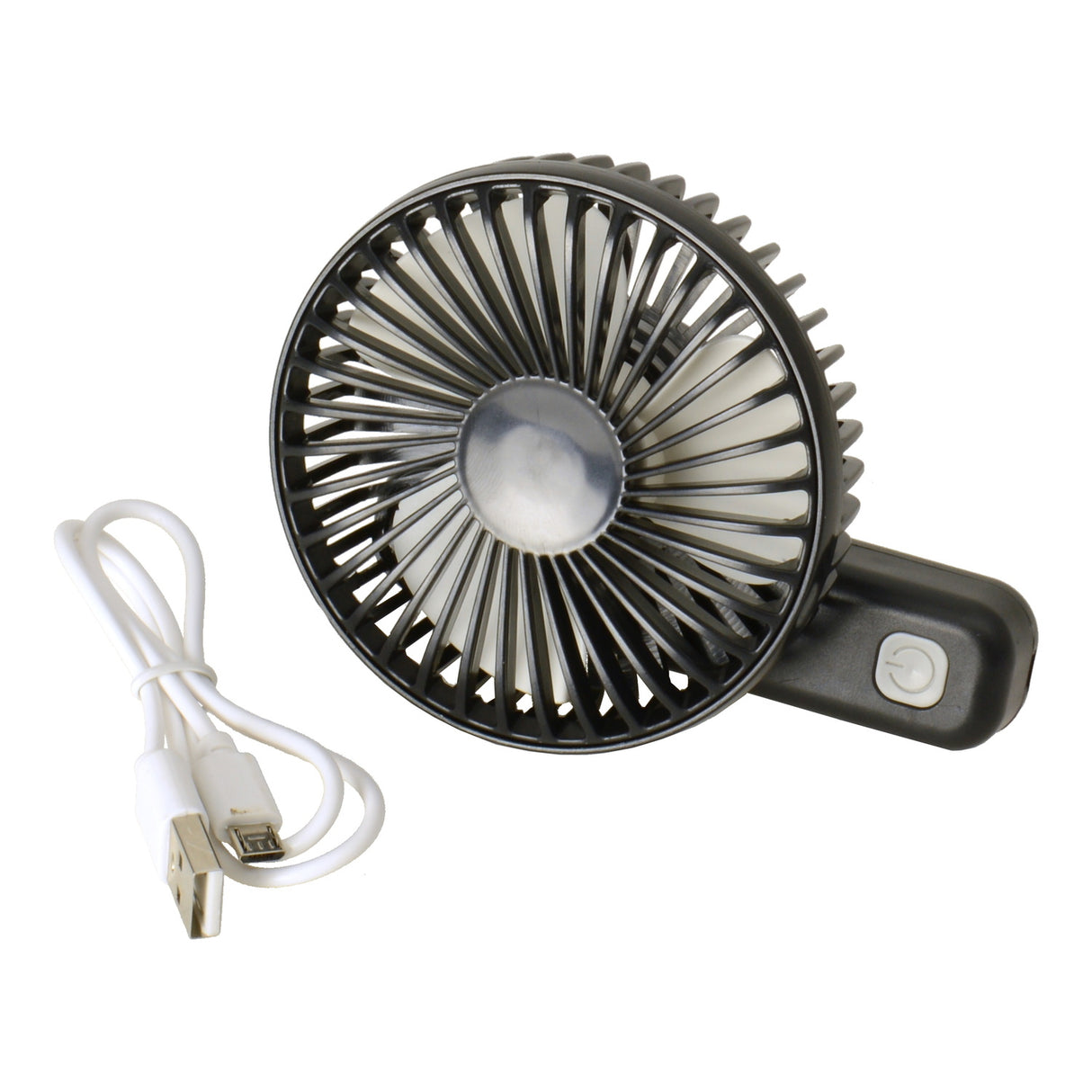 USB Akku Ventilator in schwarz