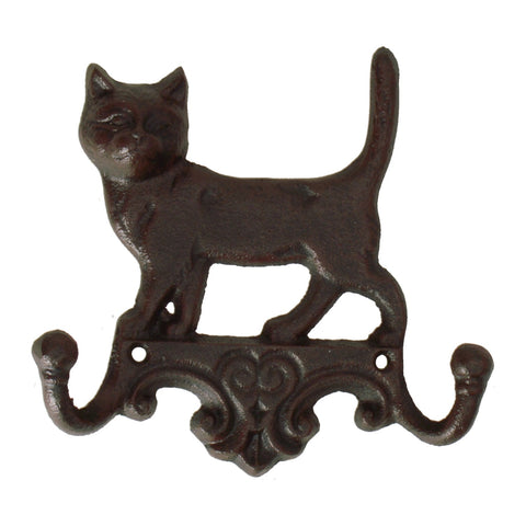 Katze Kleiderhaken aus Gusseisen