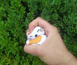 Glückskatze Stressball