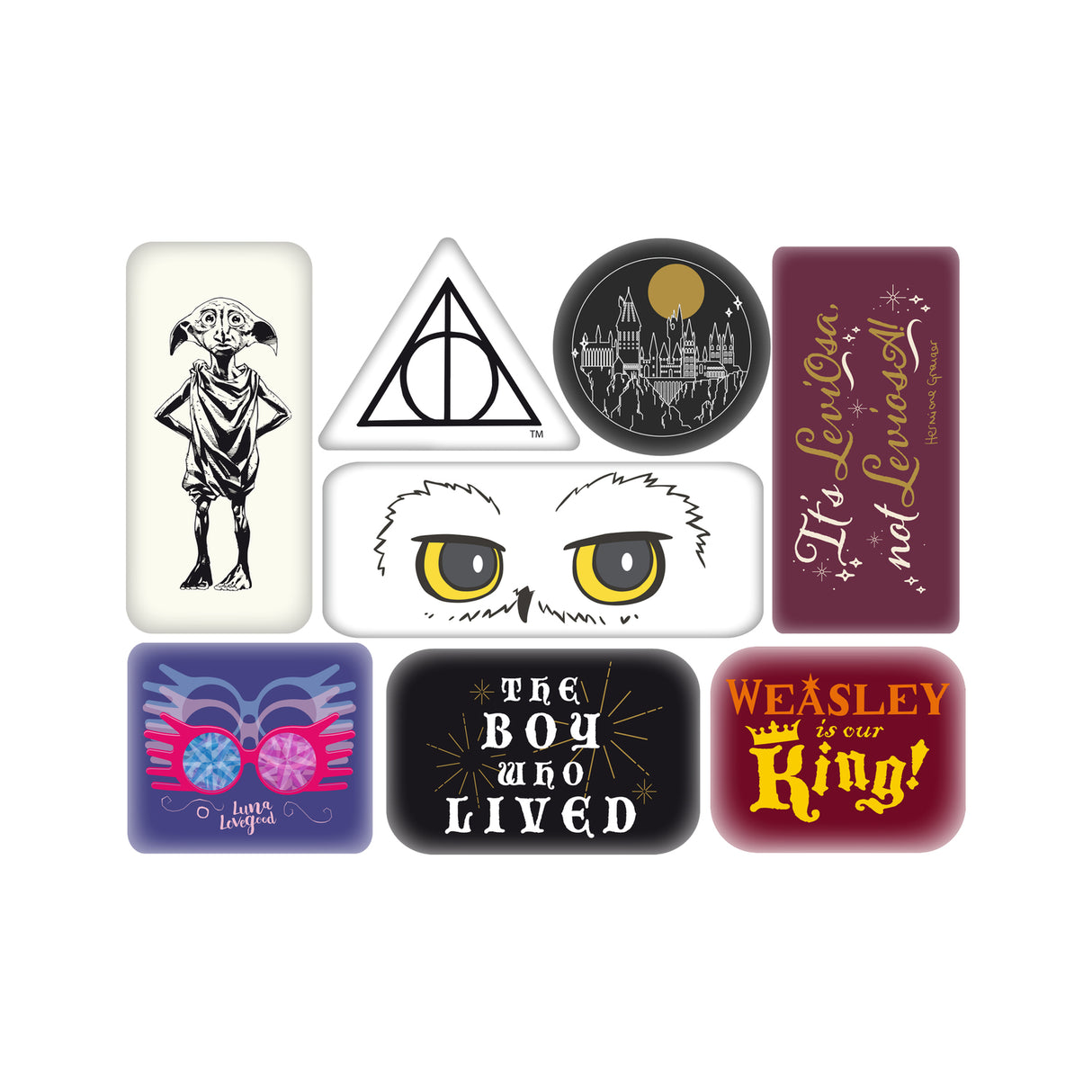 Harry Potter Charaktere Kühlschrankmagnete im 8er Set