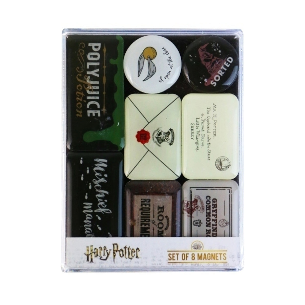 Harry Potter Artefakte Kühlschrankmagnete im 8er Set