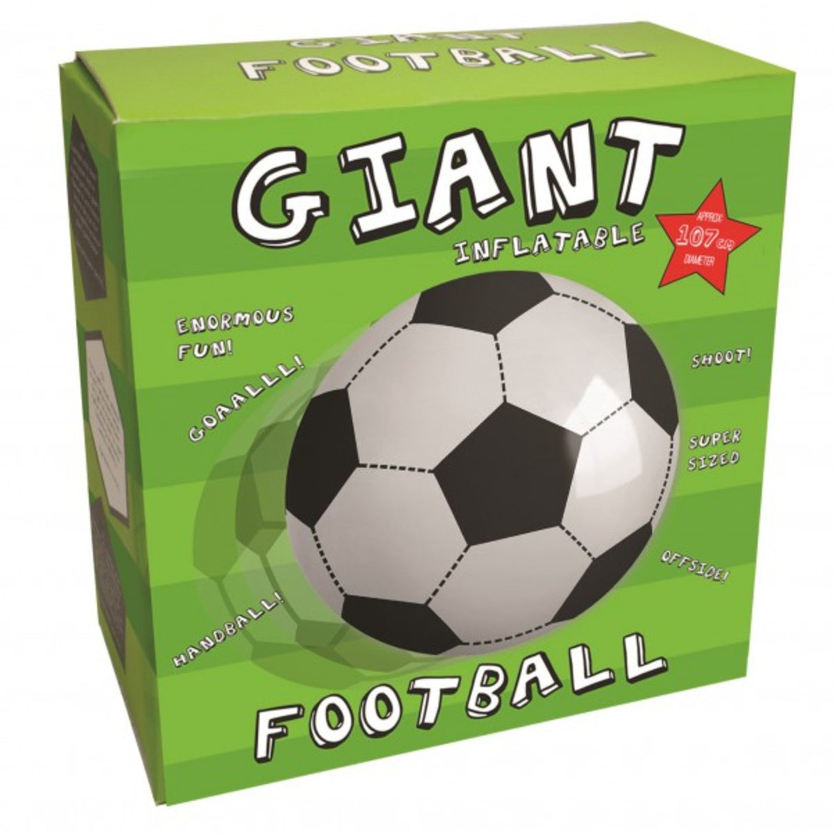Riesiger aufblasbarer XXL Fußball - 107 cm