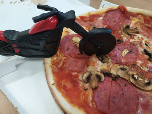 Motorrad Pizzaschneider